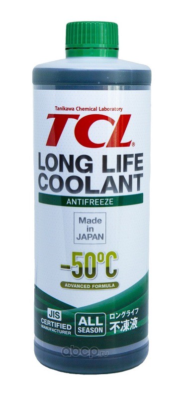 АНТИФРИЗ TCL LLC -50C зеленый, 1 л